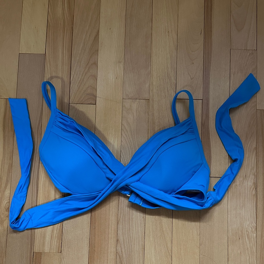 Blue Women's Bikini Top